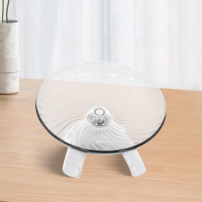 Kakalote Hamster Wheel, Hermit Crab Climbing Toys Silent Running Exercise Wheel, Small Animal Exercise Wheels Hermit Crabs Wheel for Hamsters, Gerbils, Hermit Crab Small Cage