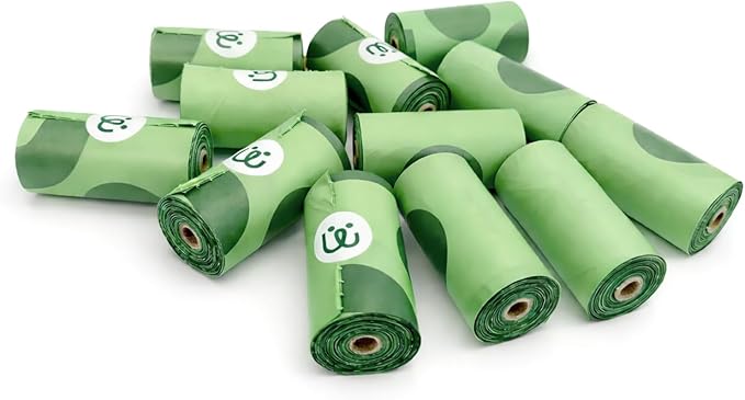 Dog Poop Bags, USDA Certified Biobased Product (42%), Extra Thick & Leak-Proof, Unscented Pet Waste Bags for Dogs & Cats, 270 Count
