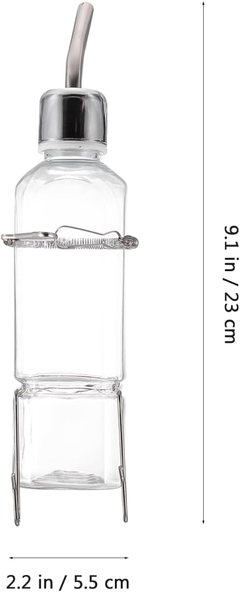 2Pcs 350ml Guinea Pig Water Bottle No Drip Bunny Dispenser for Cage Hamster Drinking Feeder Rodent Chinchilla Pet Supply