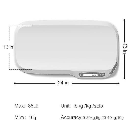 Dog Scale for Small Dogs, cat Scale,Digital pet Scale for Weighing,Measuring Range:40g-88Lb,Suitable for Puppy and Kitten to Adult Animals