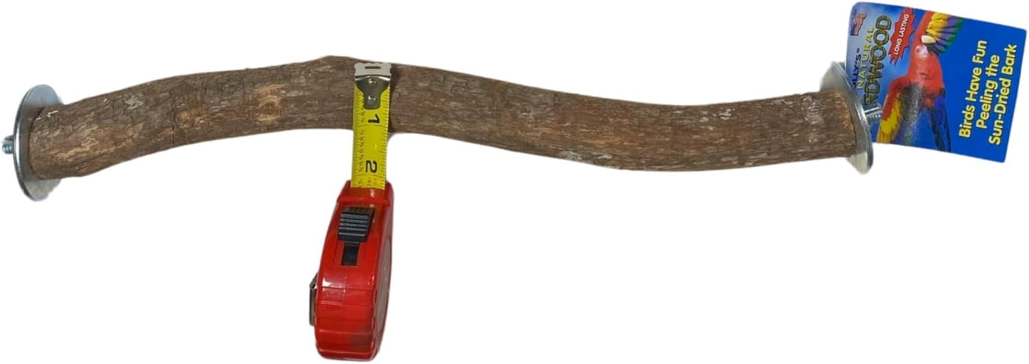 Polly's Full Length Hardwood Bird Perch, 18-Inch