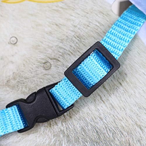 2 Pack Cat Harness and Leash | Adjustable Halter Harness with Nylon Strap, Safety Rope Leads for Kittens | Orange & Light Blue Color Set, Comfortable Escape-Proof Design