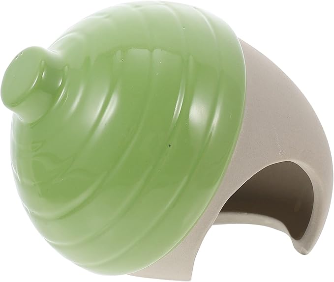 Tiny Ceramic Nest Hamster Bed Portable Hide Toy for Small Pet Guinea Pig