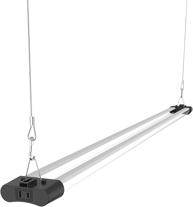 LED Grow Light Full Spectrum Light Linkable 5000K Daylight + 660nm Red Indoor Plant Lighting Fixture (4 FT)