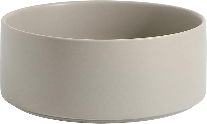 Havniva 8.3” Dog Bowl Ceramic Dog Food and Water Bowl, Durable Dog Water Bowl with Non-Slip Rubber Base Large Capacity Feeding Dishes for Large Dogs