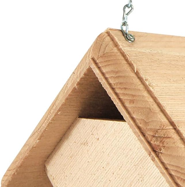 Coveside Carolina Wren Bird Houses – Pack of 3 – Hanging Wooden Nest Boxes for Outdoor Use – Eastern White Pine Construction – Weather-Resistant Wren Houses – Made in USA