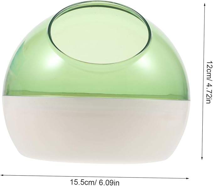 balacoo Gerbil Toilet Hamster Sand Bath Chinchilla Dust Bath Multipurpose Bowl