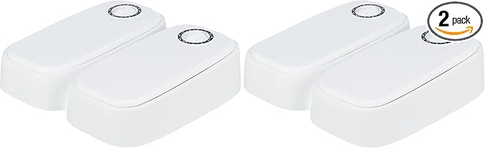 Trixie TX2 Automatic Food Dispenser, Two Food Bowls, Dual Timer, 48 Hour Timer, Battery Operated, White (Pack of 2)
