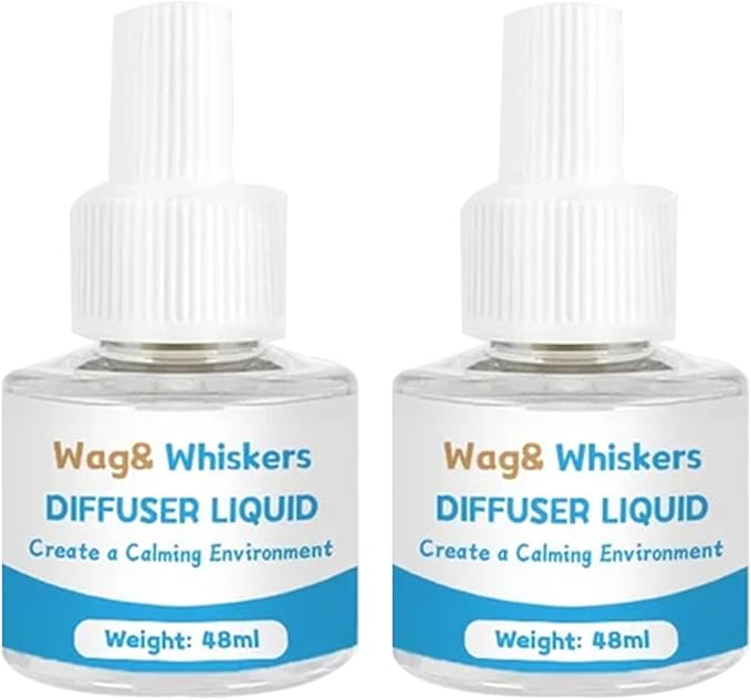 Calming Diffuser, Soothe Your Pet's Emotions, Reduce Stress and Anxiety, and Decrease Fighting and Scratching Behaviors, 3-in-1 Kit for Cats (Refills*2)