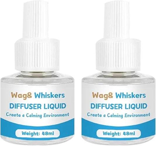 Calming Diffuser, Soothe Your Pet's Emotions, Reduce Stress and Anxiety, and Decrease Fighting and Scratching Behaviors, 3-in-1 Kit for Cats (Refills*2)