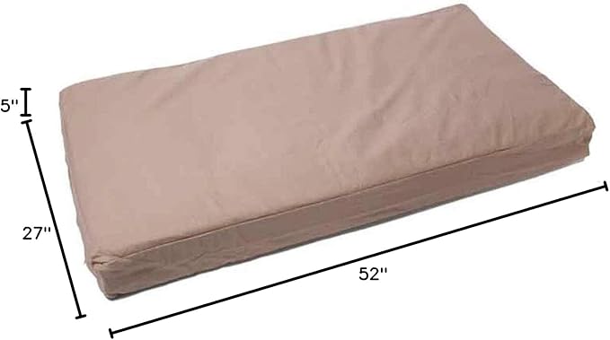 Molly Mutt Large Crib Mattress Cover - Wild Horses Print - Measures 27”x52”x5”- 100% Cotton - Durable - Breathable - Sustainable - Machine Washable Dog Bed Cover