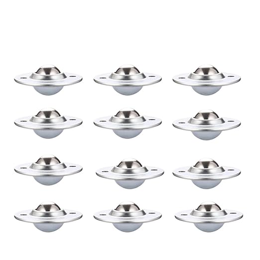 1PCS CY-30B Flying Saucer Universal Ball Bearing Bull Eye Wheel Stainless Steel Nylon Ball Universal Ball(Carbon Steel)