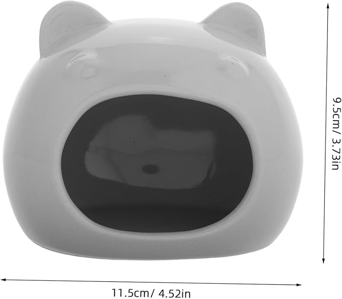 balacoo Tiny House for Hamsters Porcelain Nest Hideaway for Small Pets Decorative Cage Decor