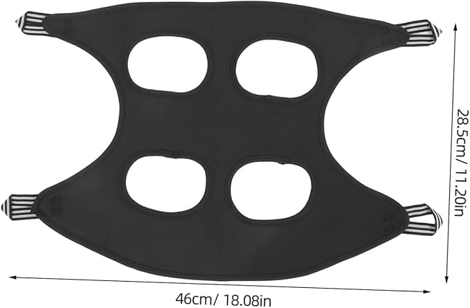 Hemoton Grooming Hammock Pet Grooming Lift Bed for Nail Clipping Space-Saving Wall Door Mount Suitable for Pets