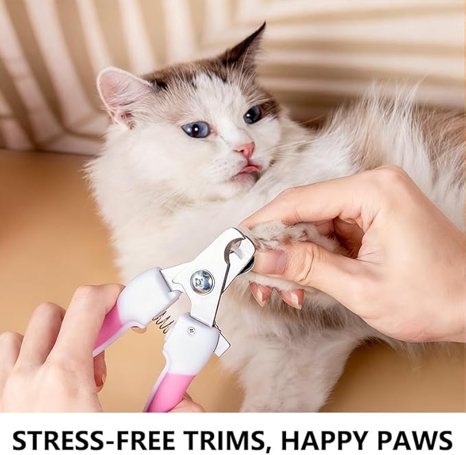 Kimono Art Dog & Cat Pets Nail Trimmers and Clippers, Professional Claw Care Grooming Tool for Pets, Avoid Over Cutting Bloodlines, Blue, for Small Dogs and Cats