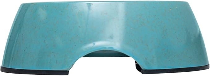 Country Living Set of 2 Teal Blue Bamboo Dog Bowls (64oz) – Naturally Sourced Bamboo Design, Non-Toxic, Durable, Dishwasher & Microwave Safe and Pet-Safe Feeding Dish, Ideal for Extra Large Dogs