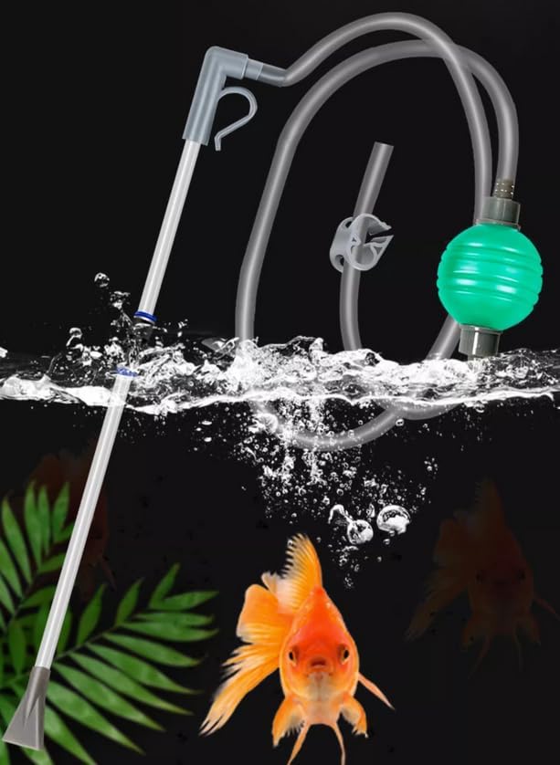 Nenluny Fish Tank Cleaner Aquarium Vacuum Siphon Fish Tank Water Changer Kit for Water Changing Gravel and Sand Cleaning in Small Fish Tanks