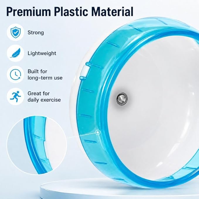 Silent Wheel Small Non-Slip Pets Running Sports Exercise Wheel for Small Animal Hamster 4.7In Diameter