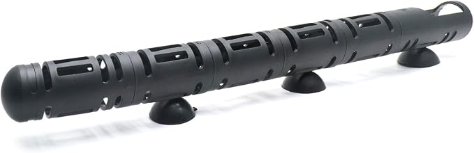 Xiaoyztan 17in Aquarium Heater Guard Cover with Suction Cups | Detachable plastic heater guard for fish tank safety, heat-resistant design