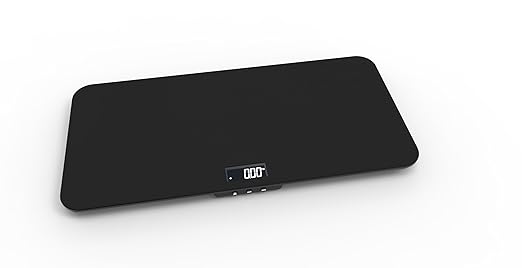 400 Pounds Veterinary Dog Scale with Tempered Glass 32 X 16 Inch Platform, Built in Display, Anti-Slip Mat for Dog Cat Pet Alpaca Llama Sheep Fish Vet