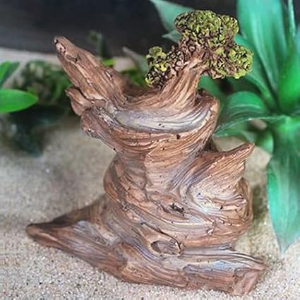 Resin Aquarium Driftwood for Aquarium Decor Reptile Tank Decoration,Sunken Wood for Fish Tanks & Reptile Terrariums,Perfect for Fish,Lizards,Turtles,Geckos,Tortoises,Small Animals