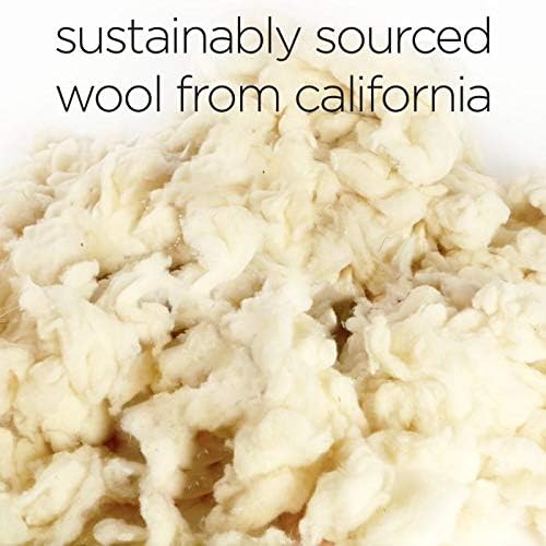 Molly Mutt Sheepy Wool-Filled Crate Pad, GOTS-Certified 100% Organic Cotton Canvas Cover with Soft 100% Natural Wool Insert, Ideal for Dog Bed or Kennel, Rocketman, 24" x 18" x 2.5"