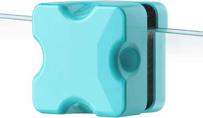 Enhanced Magnetic Glass Algae Scraper for Aquariums | Nano & small sizes available, strong magnet, non-floatable, glass-safe, compact for betta & small aquariums