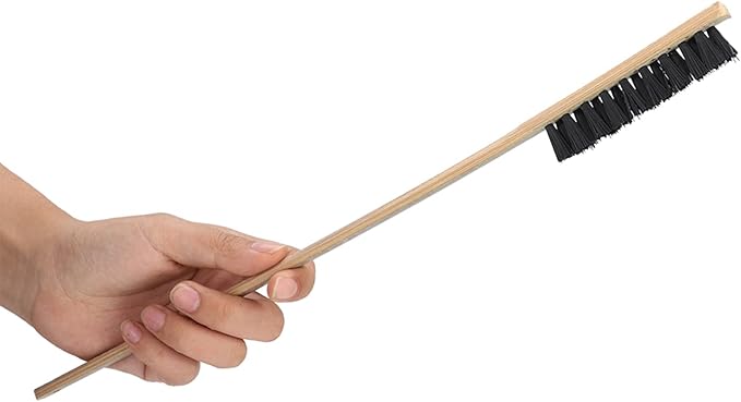 3pcs Bird Cage Cleaner Brush, Wooden Birdcage Brush, Long Handle Bird Cage Brushs Suitable for Routine Maintenance of Various Sized Cage Bodies