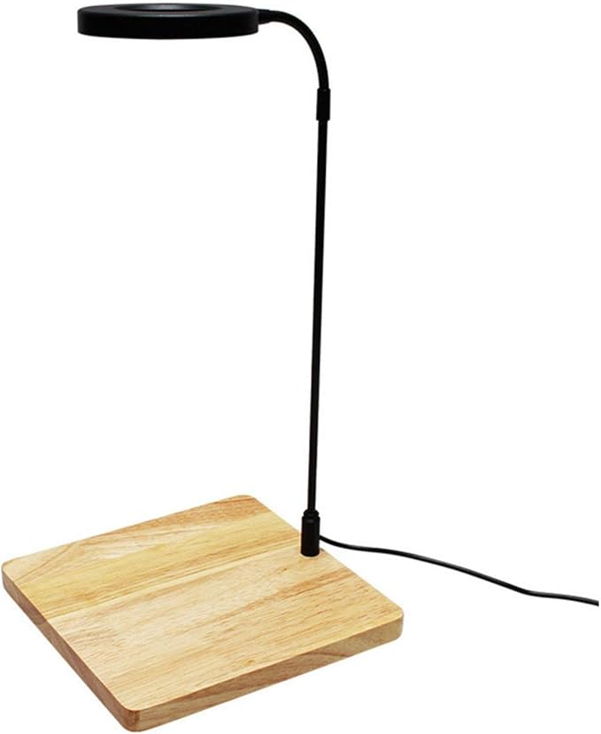 Full Spectrum LED Aquarium Light, 360-degree Adjustable LED Light with Bamboo Board, Miniature Landscape USB Powered Lamp for Plant, Fish Tank, Potted Plants(Size:M)