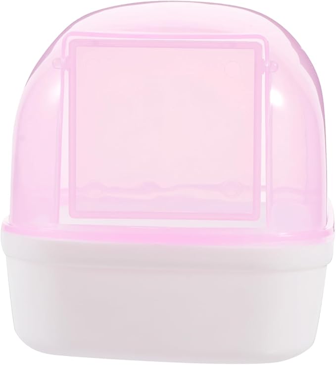 Toddmomy 2pcs Plastic Hamster Boxes Bathtub for Dust Bath Accessories for Cages Chinchilla Supply