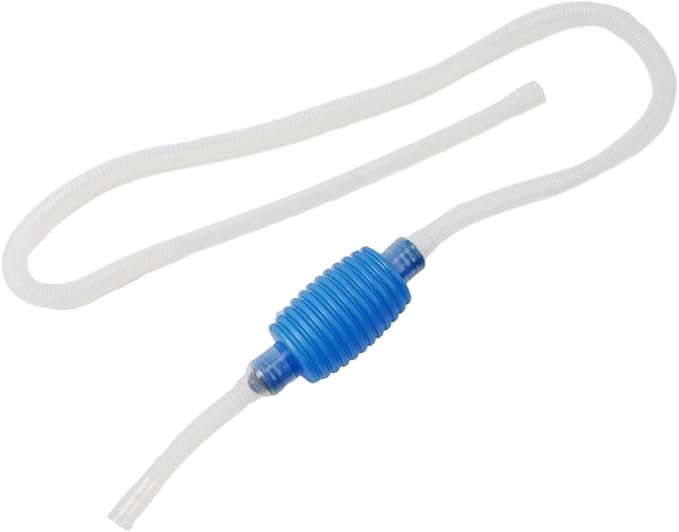 Manual Vacuum Pump for Aquarium For Gravel Cleaning and Water Changing Compatible with Standard 5/8 inch and 3/4 inch Siphon Hoses