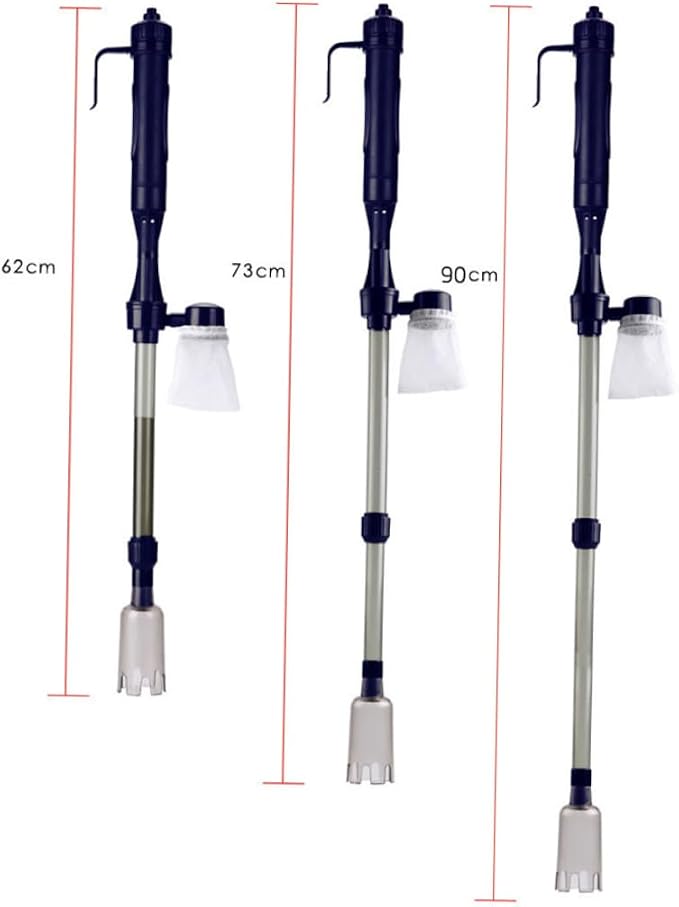 BESPORTBLE Fish Tank Gravel Vacuum Cleaner Height Battery-powered Siphon Pump for Water Changes and Aquarium Cleaning for Aquariums