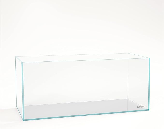 Landen 120P 72.2 Gallon Rimless Low Iron Aquarium Fish Tank, W47.2 × D19.7 × H19.7 (120x50x50cm) 12mm Thickness with Black Nano Foam Leveling mat Included