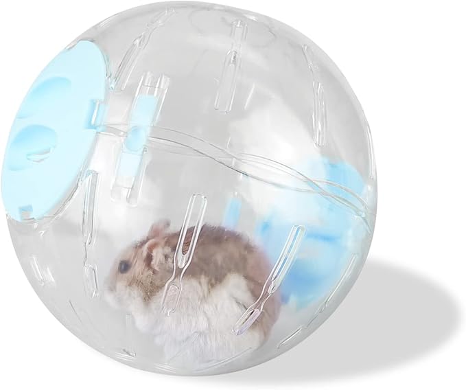 Andiker Hamster Ball, 5.52in Transparent Exercise Ball with Breathable Holes for Small Animals to Keep Fit or Do More Sports