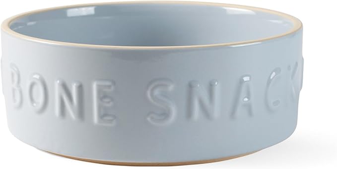 Fringe Studio Treat Words Medium Stoneware Pet Bowl, PetShop Collection (479104) (Pack of 2)