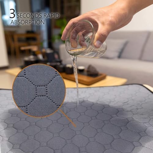 5 Pack Guinea Pig Cage Liners,Guinea Pig Fleece Cage Liners12''X12'' Super Absorbent Washable Pee Pads Reusable for Rabbit Hamster Chinchilla