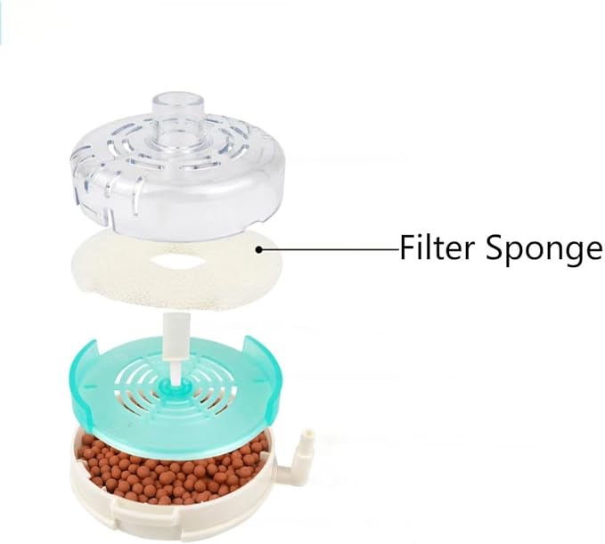 4 Pack Aquarium Fish Tank Filter Sponge Bio Sponge,Replacement Sponge for 5-20 Gallon Sponge Filter