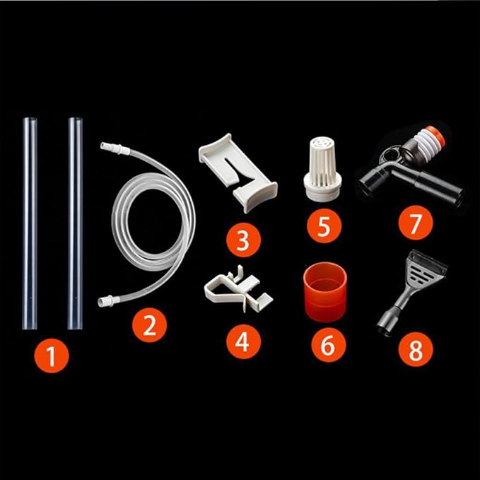 HANABASS Fish Tank Vacuum Gravel and Water Filter Siphon Kit with Easy Installation and Plastic Material for Home Aquarium Water Changes