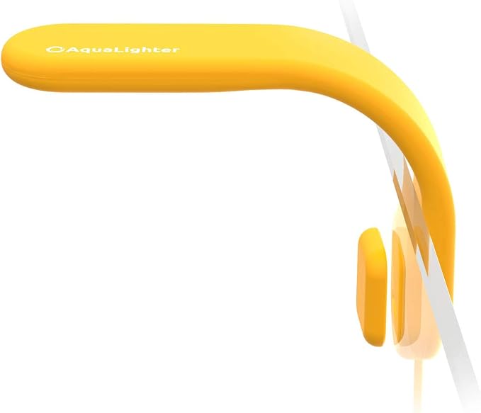 Fish Tank Light - Clip On Aquarium Light - Aquarium Light for Plants - LED Flexible Lamp for Freshwater Light - NanoSoft Yellow Fish Tank Lights 10 Gallon | Plants & Fish Aquarium Lighting, Full Spectrum Grow Lamp, Easy Install, Safe Durable Waterproof...