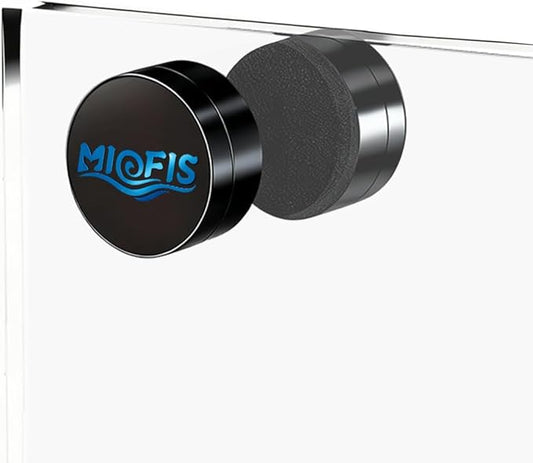 Magnetic Aquarium Cleaner, N52 Strong Magnet Algae Scraper for Fish Tank Glass, Ultra-Thin 0.55" Coral Safe, Fits 0.35" Glass 40 Gallon, Freshwater Marine (Not Acrylic) (Nano)