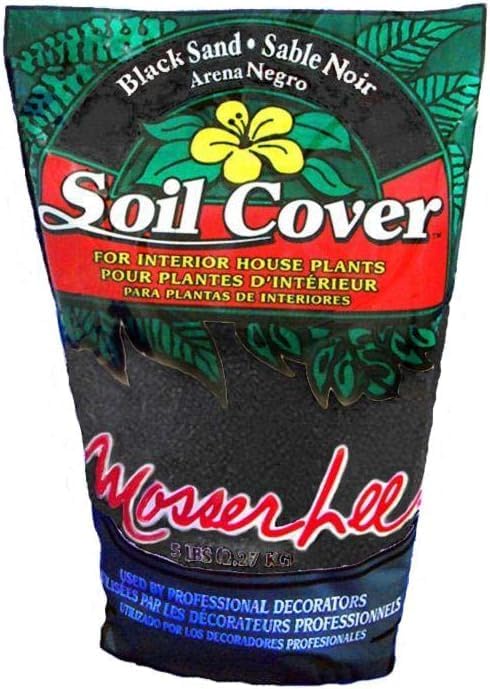 Mosser Lee ML1112 Black Sand Soil Cover, 5 lb. (Pack of 8)