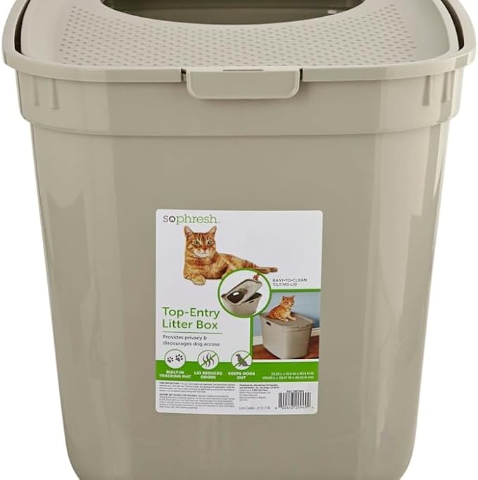 So Phresh by Petco Top-Entry Litter Box Tan 23.2" L X 15.4" W X 15" H