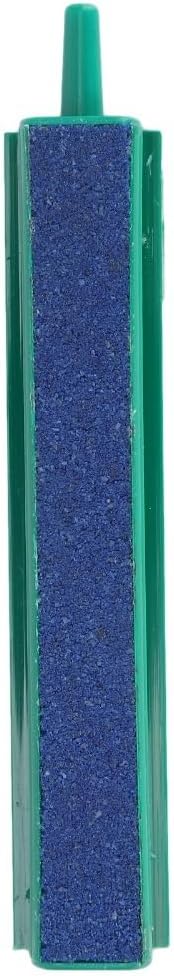 Green Air Stone Bar Fine Bubble Diffuser for Aquarium Air Pump Even Oxygenation and Heat Dissipation(15CM)