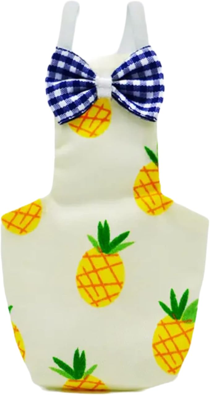 Bird Flight Suits Diapers, Parrot Flight Suits Diapers for Monk Parakeets, Cockatiels Flight Suits, Parrot Clothes, Bird Training Nappy Suit Liners Clothes (Medium,Yellow-C)