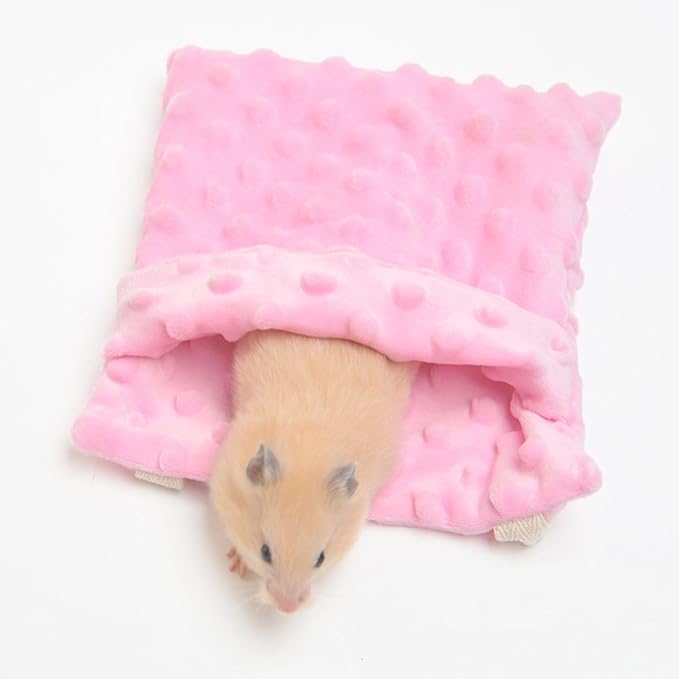 Sugar Glider Bonding Pouch Carrier Bag Sling Sleep Bag with Adjustable Strap for Travel Gliders Ferret Rat Hedgehog Hamster Small Pets (Blue)