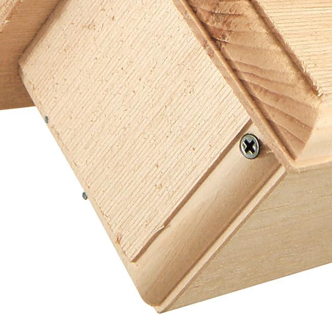 Coveside Carolina Wren Bird Houses – Pack of 3 – Hanging Wooden Nest Boxes for Outdoor Use – Eastern White Pine Construction – Weather-Resistant Wren Houses – Made in USA