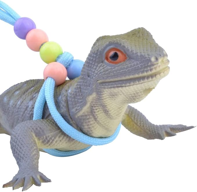 1 Pcs Adjustable Lizard Harness Walking Harness Bearded Dragon Leash Reptile Dragon Leash Harness Lead for Small Animal Hamster Reptiles