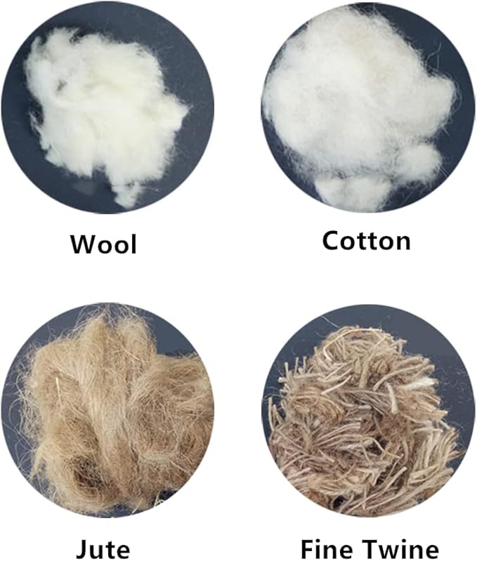 Natural Mixing Nesting Material Pads for Bird Nest,Bird Nest Material,Great for Nest Building and Hideouts,(50G / 1.76OZ)