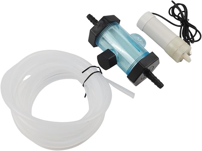 Electric Aquarium for gravel Cleaner USB Pump with Siphon Vacuum for Fish and Turtle Tanks, Freshwater or Seawater Use, Includes Filter, Suction Head and Silicone Tube(3 Meter)
