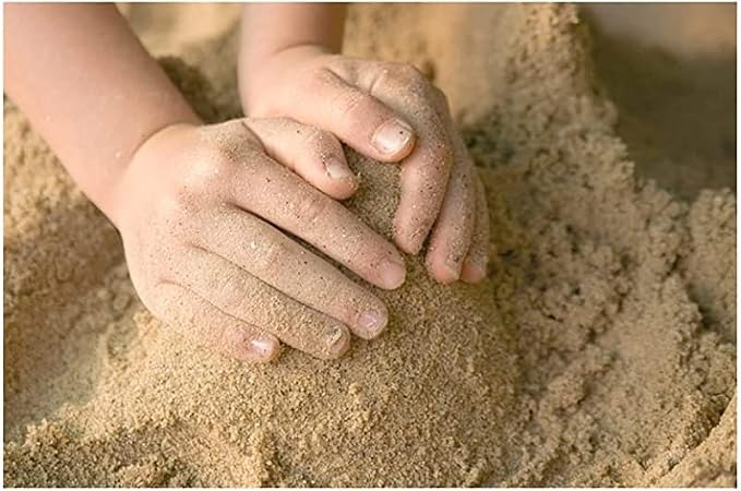 3 lb Natural Sand for Sandbox, Sand Art, Home Decor, Sensory Bin, Aquarium & More, Odorless, Non-Toxic, Safe for Kids & Pets, Versatile, and Clump-Free for Easy Handling